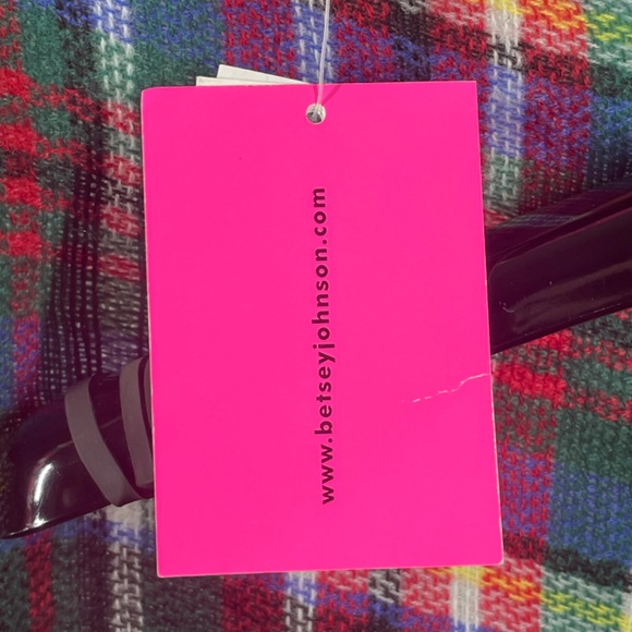 Betsey Johnson Multicolor Plaid Wrap - Picture 5 of 10